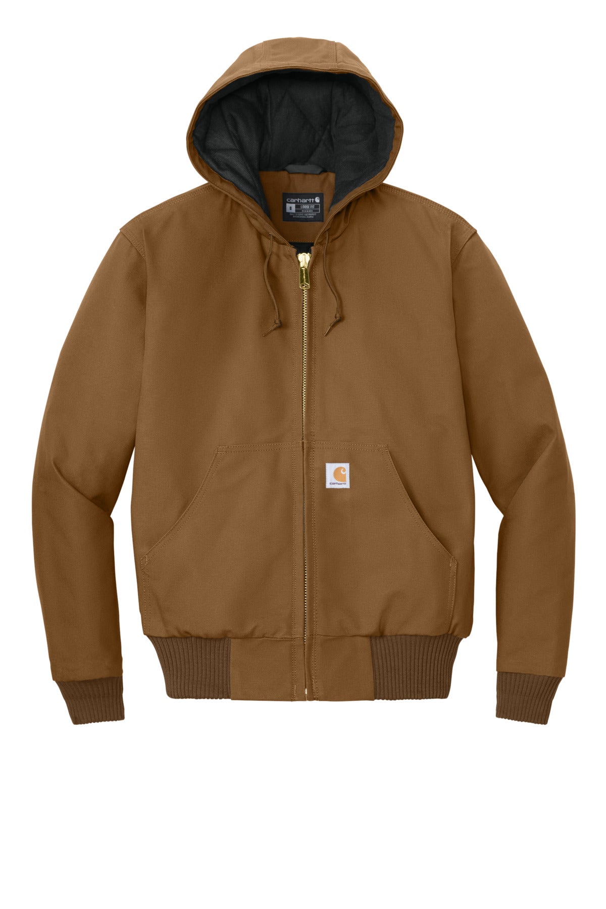 Carhartt® Tall Quilted-Flannel-Lined Duck Active Jac