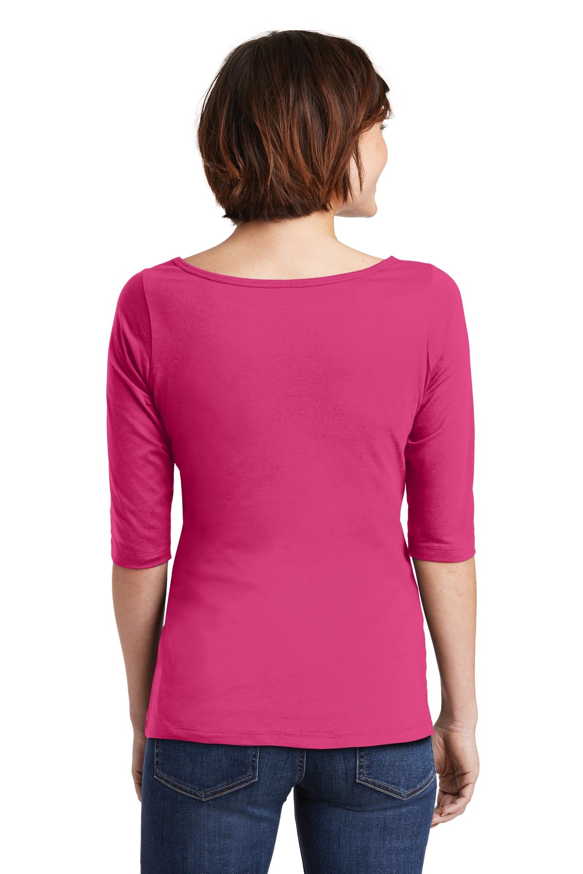 District® Women's Perfect Weight® 3/4-Sleeve Tee
