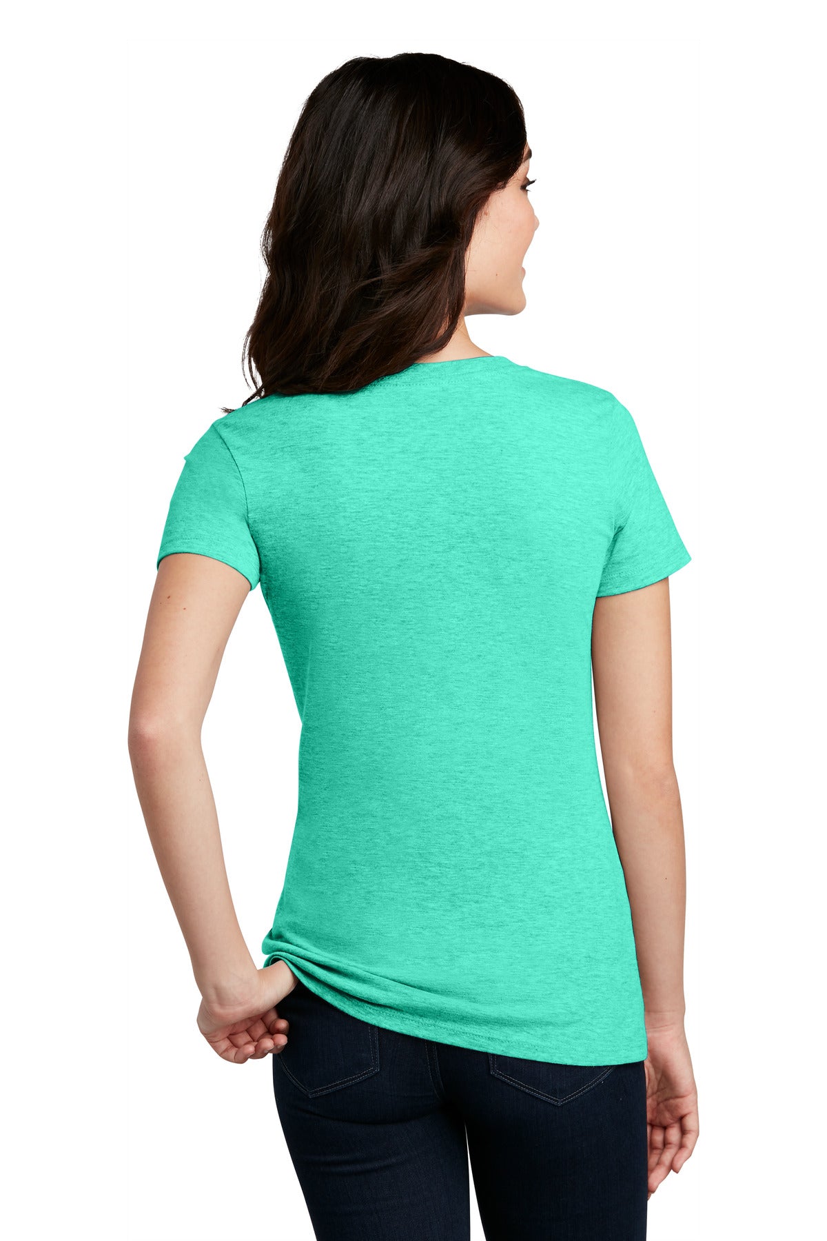 District® Women's Perfect Blend® CVC Tee (CORE COLORS)
