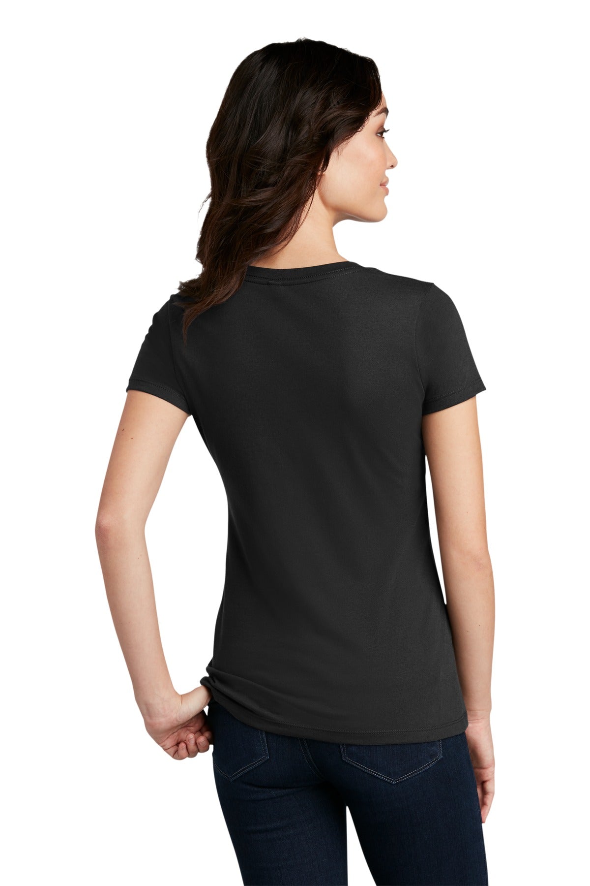 District® Women's Perfect Blend® CVC Tee (CORE COLORS)