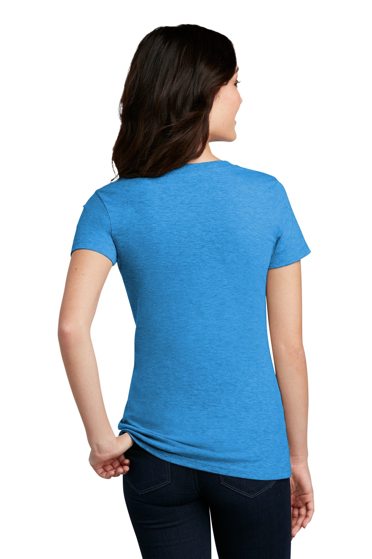 District® Women's Perfect Blend® CVC Tee (CORE COLORS)