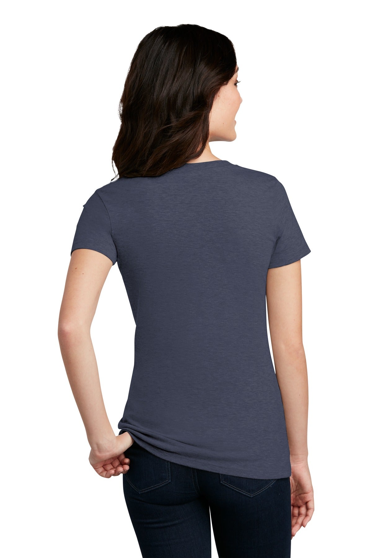 District® Women's Perfect Blend® CVC Tee (CORE COLORS)