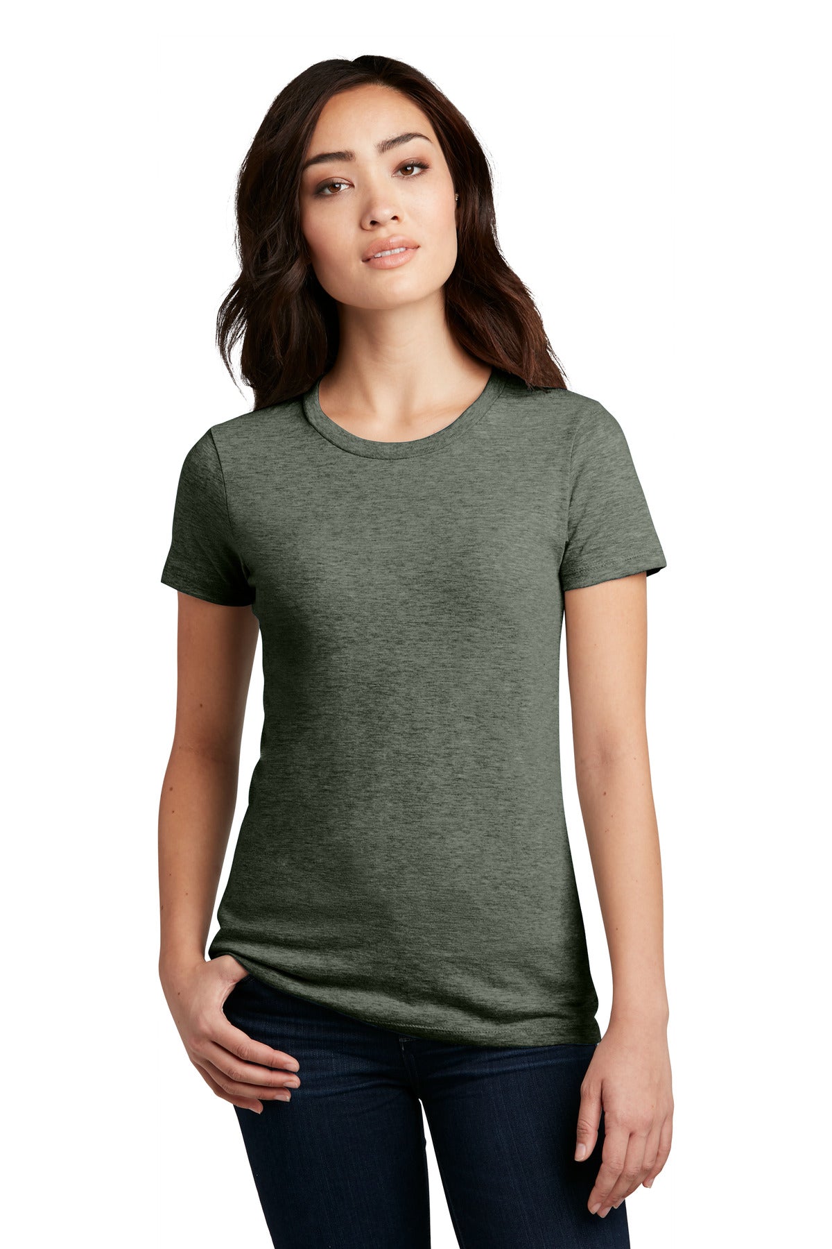 District® Women's Perfect Blend® CVC Tee (CORE COLORS)