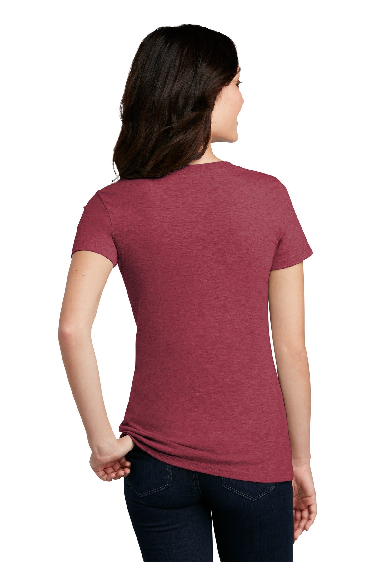 District® Women's Perfect Blend® CVC Tee (CORE COLORS)