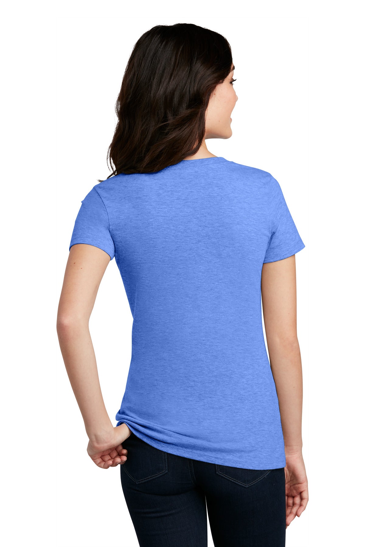 District® Women's Perfect Blend® CVC Tee (CORE COLORS)