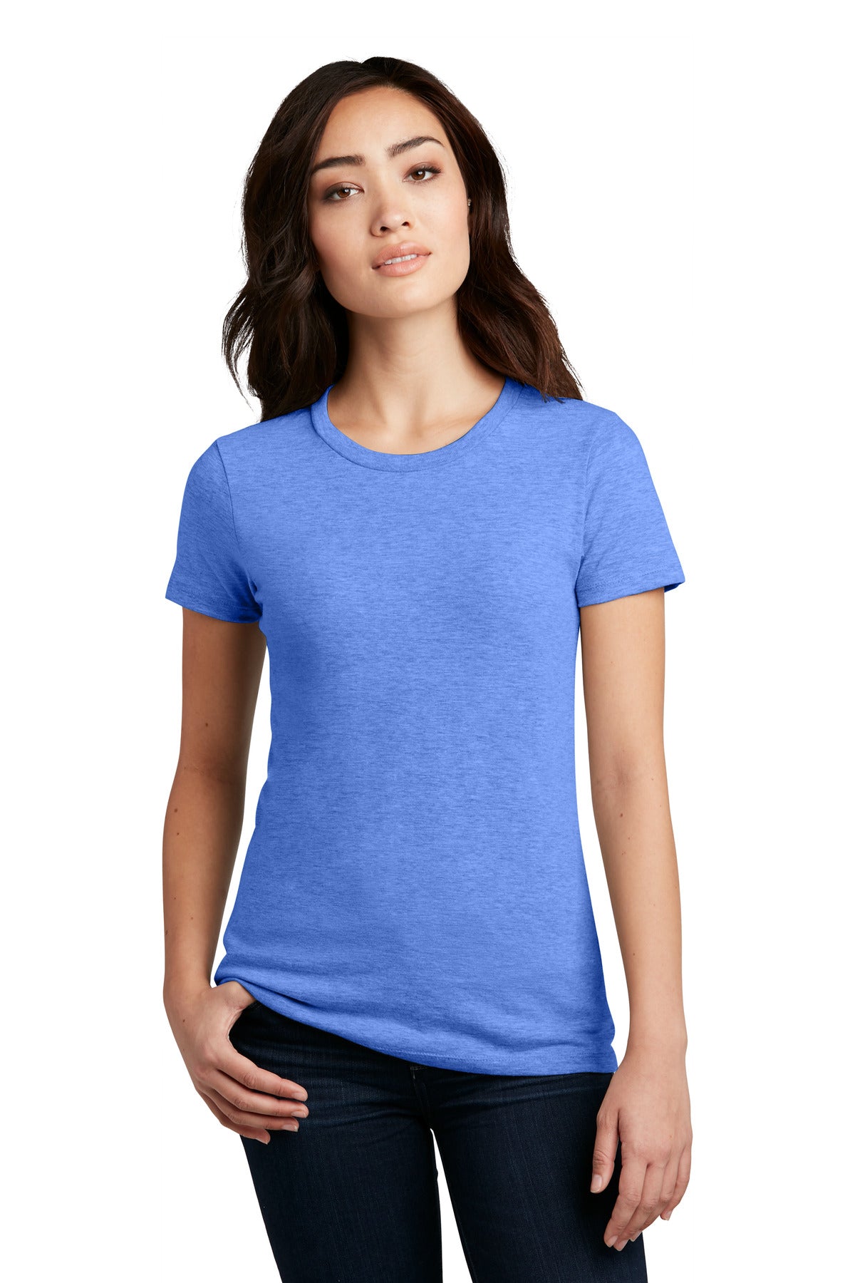 District® Women's Perfect Blend® CVC Tee (CORE COLORS)