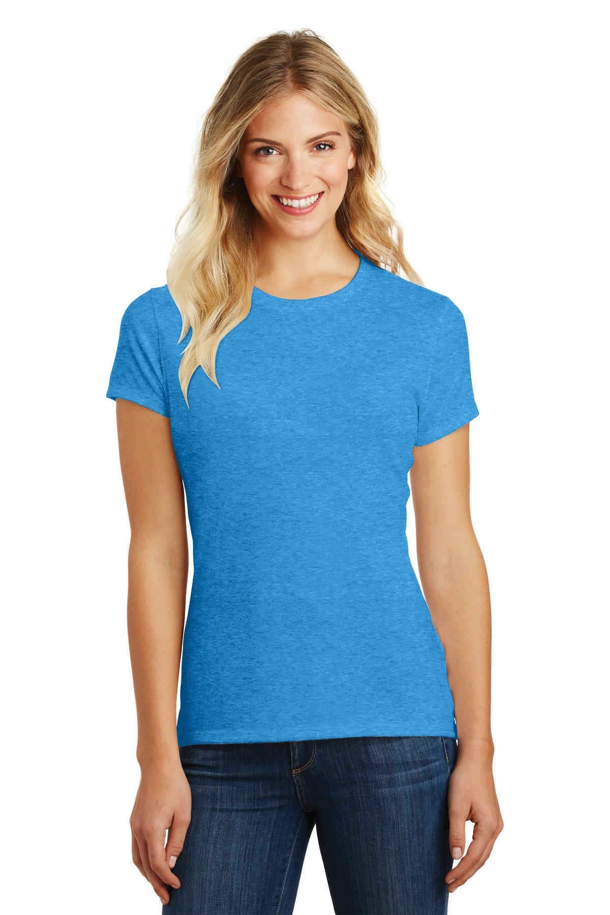 District® Women's Perfect Blend® CVC Tee (CORE COLORS)