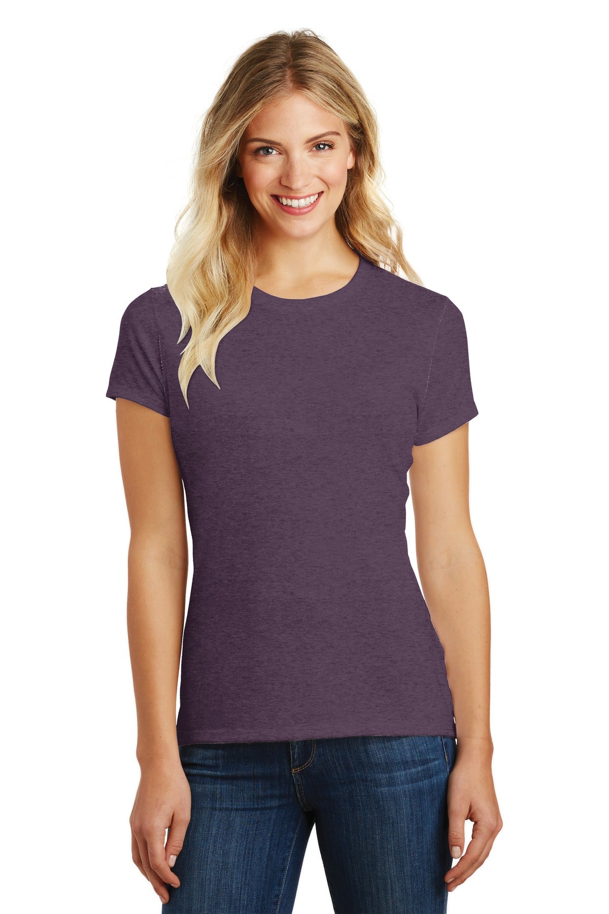 District® Women's Perfect Blend® CVC Tee (CORE COLORS)