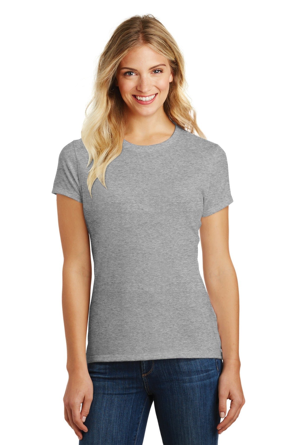 District® Women's Perfect Blend® CVC Tee (CORE COLORS)