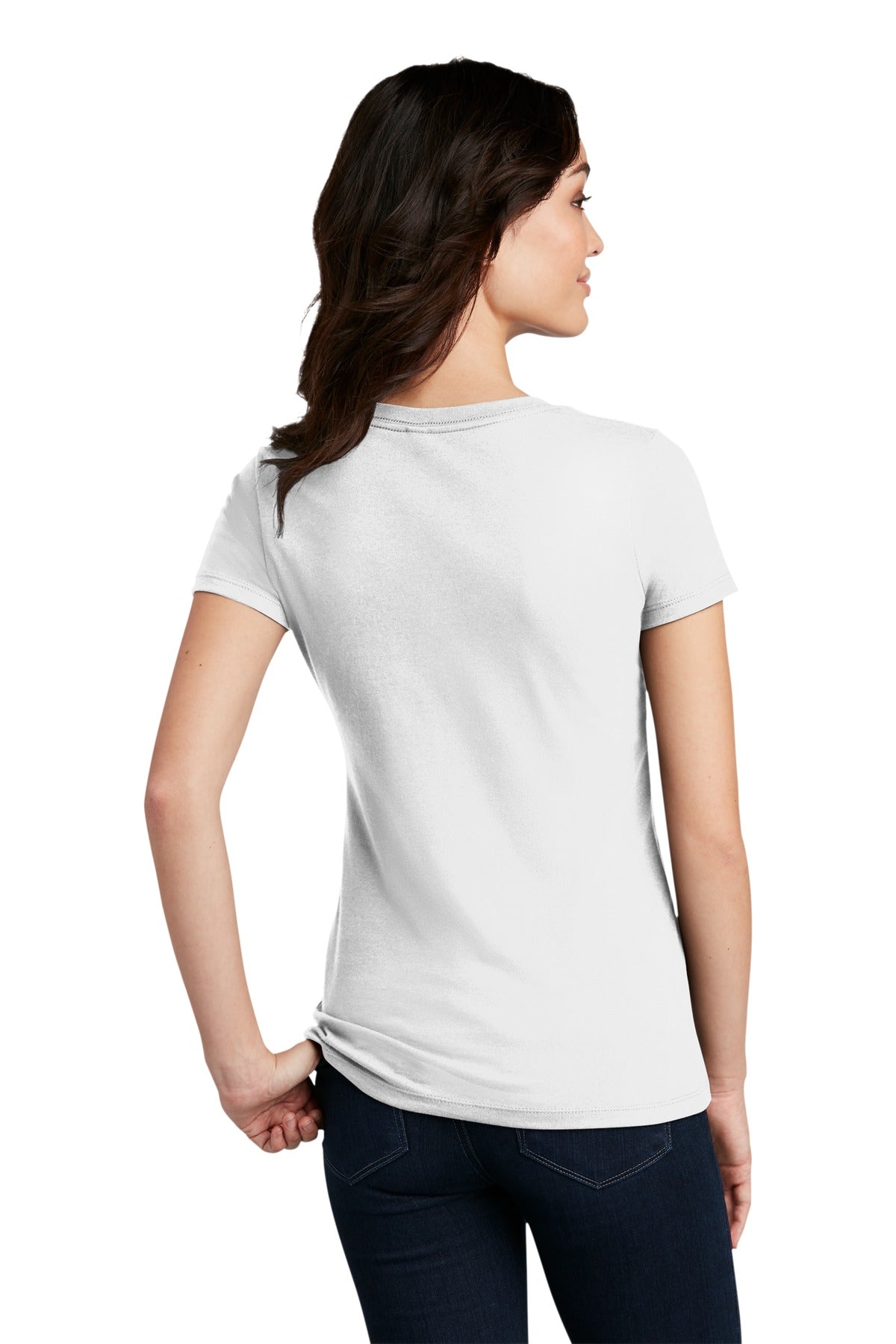 District® Women's Perfect Blend® CVC Tee (CORE COLORS)
