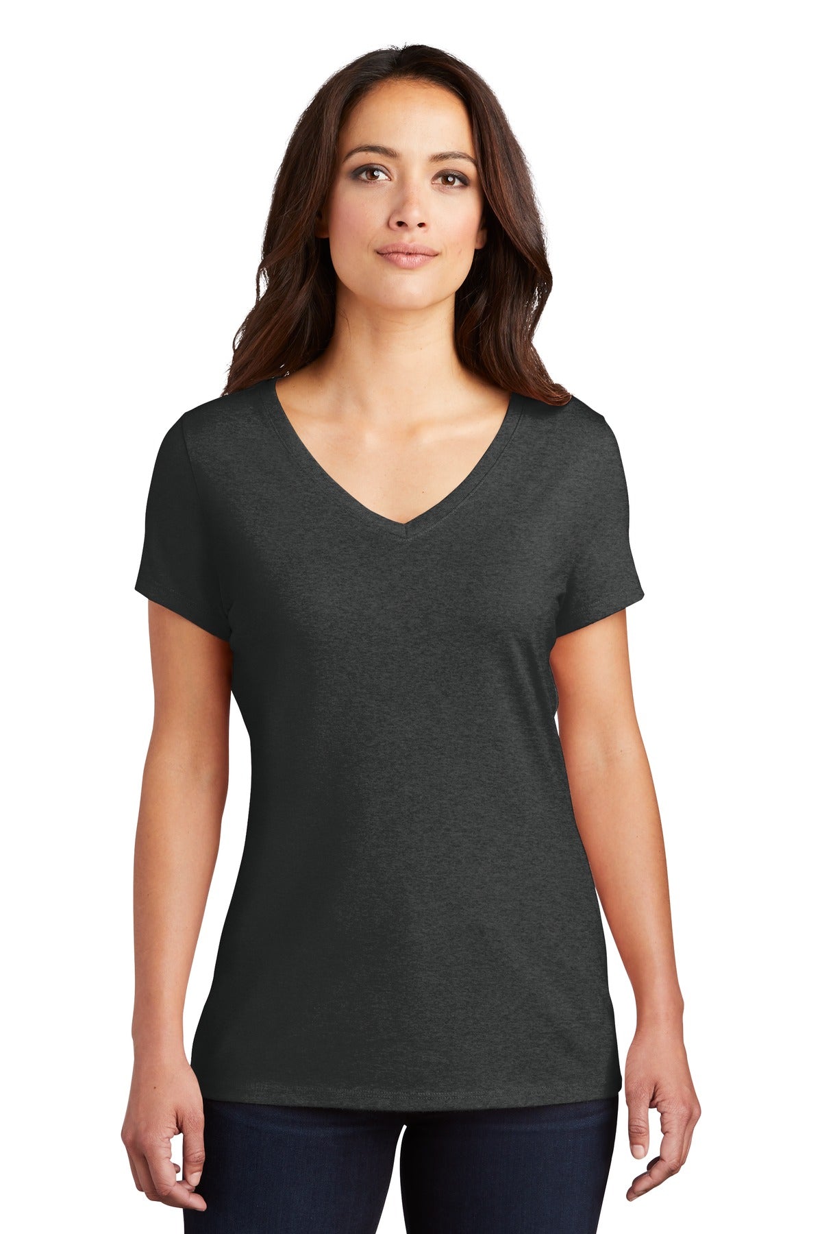 District® Women's Perfect Tri® V-Neck Tee (CORE COLORS)