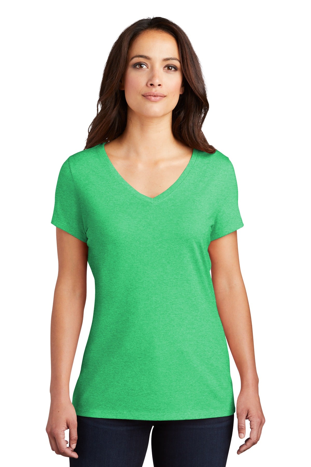 District® Women's Perfect Tri® V-Neck Tee (CORE COLORS)