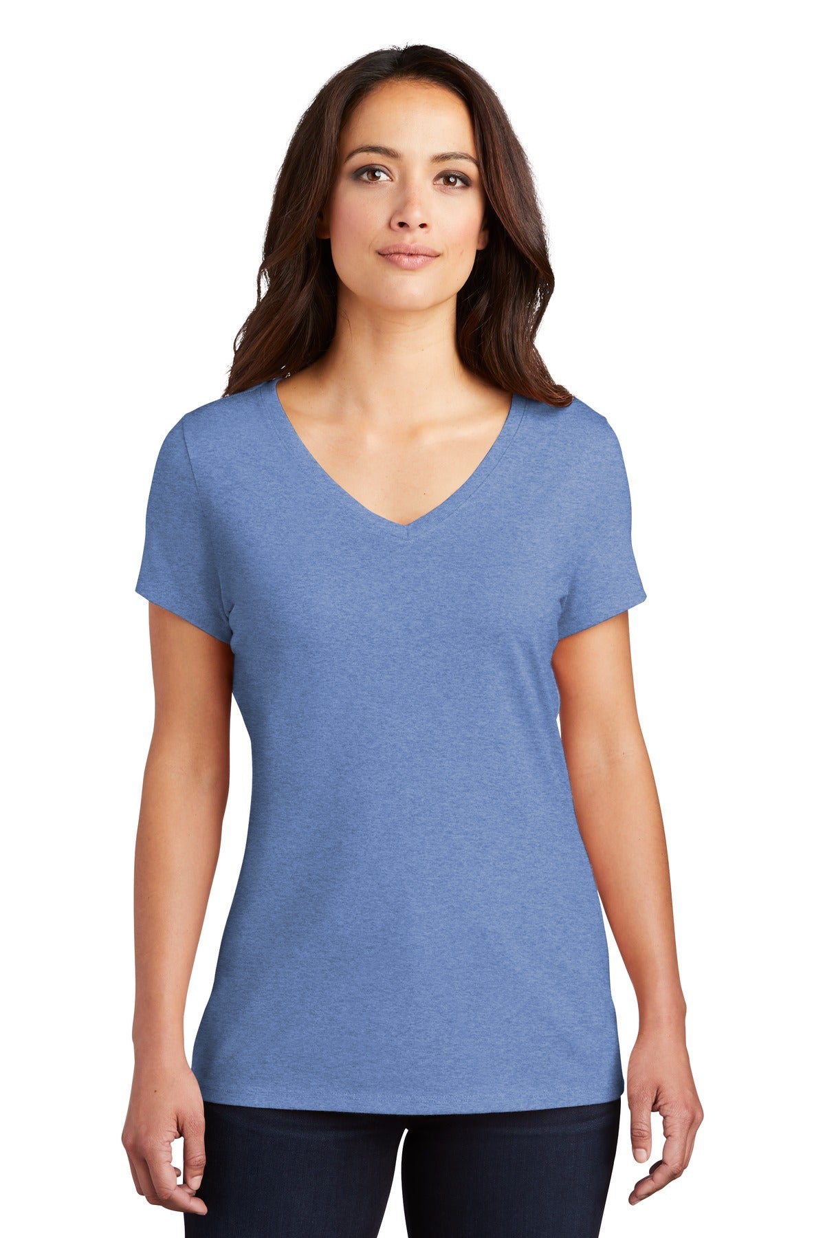 District® Women's Perfect Tri® V-Neck Tee (CORE COLORS)