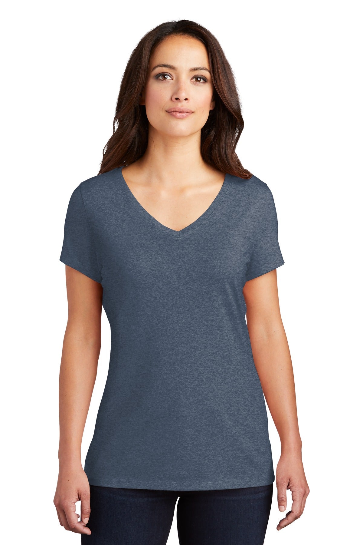 District® Women's Perfect Tri® V-Neck Tee (CORE COLORS)