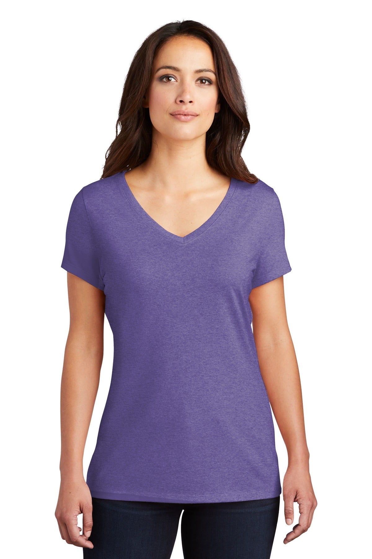 District® Women's Perfect Tri® V-Neck Tee (CORE COLORS)