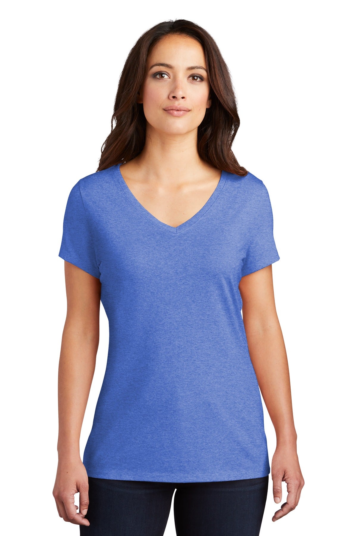 District® Women's Perfect Tri® V-Neck Tee (CORE COLORS)