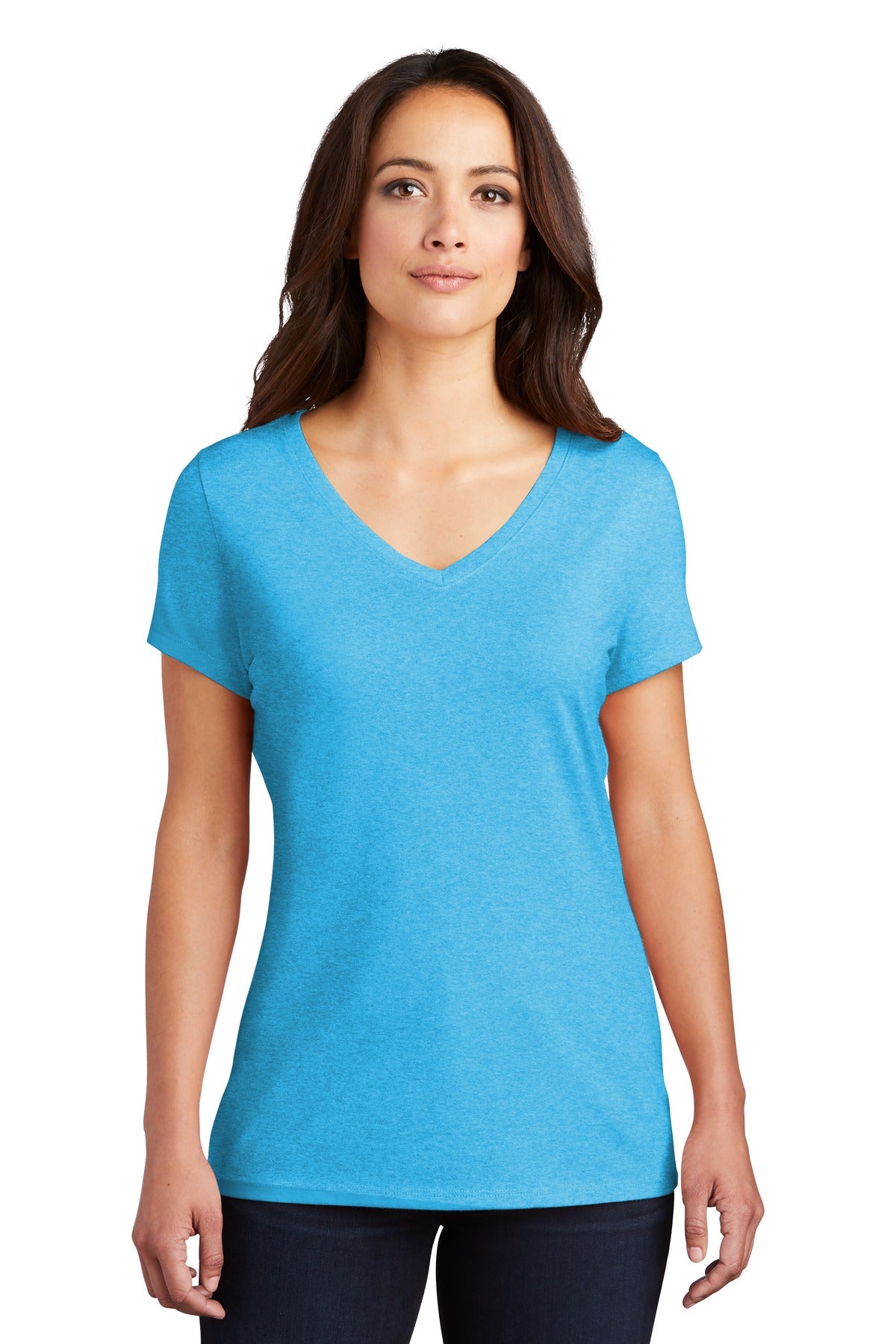 District® Women's Perfect Tri® V-Neck Tee (CORE COLORS)