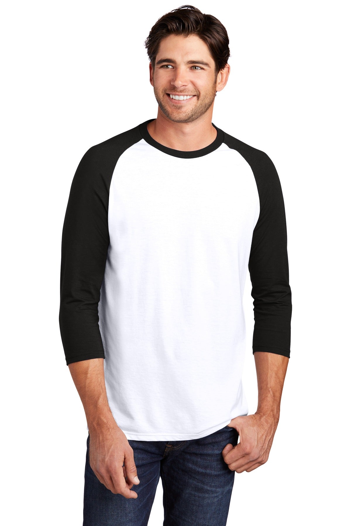 District® Perfect Tri® 3/4-Sleeve Raglan