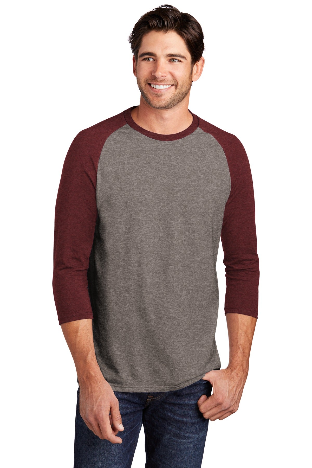 District® Perfect Tri® 3/4-Sleeve Raglan