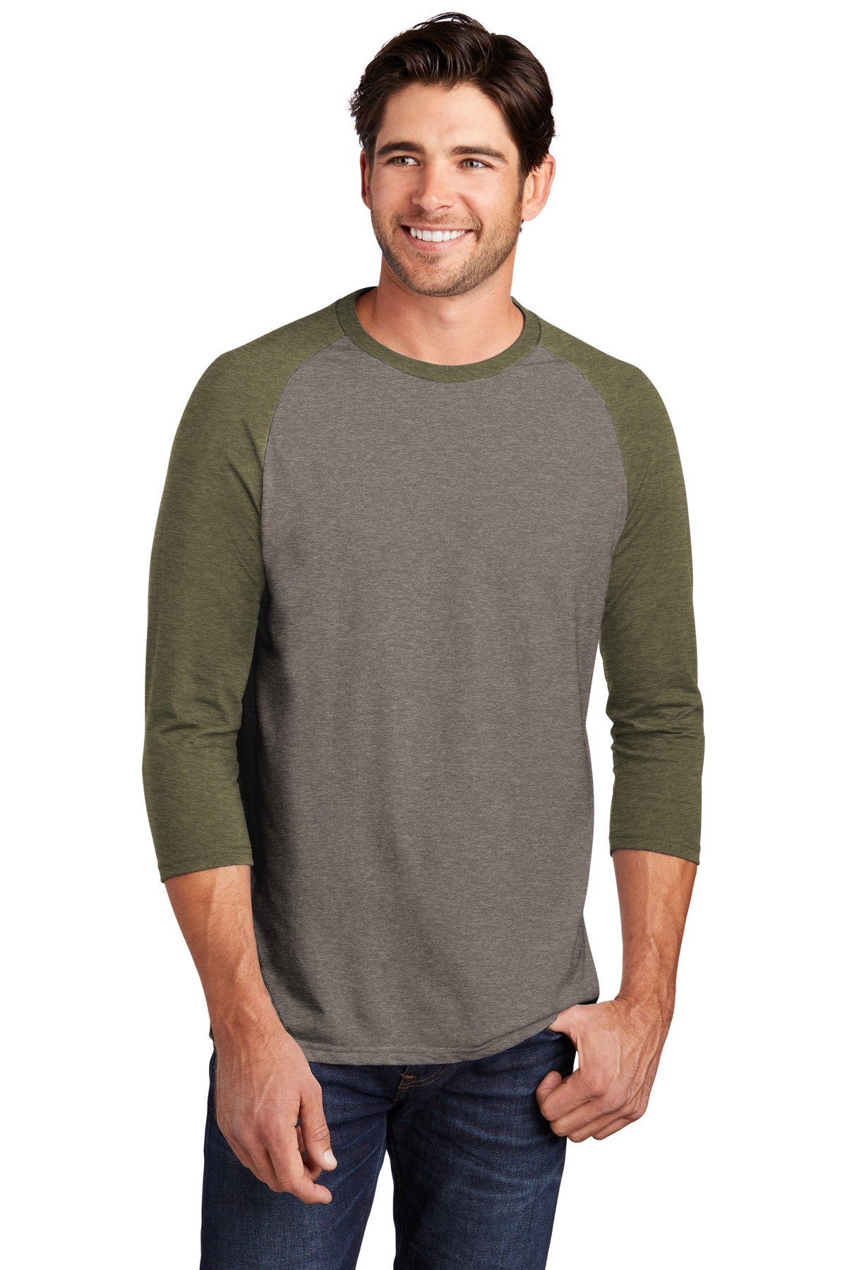 District® Perfect Tri® 3/4-Sleeve Raglan