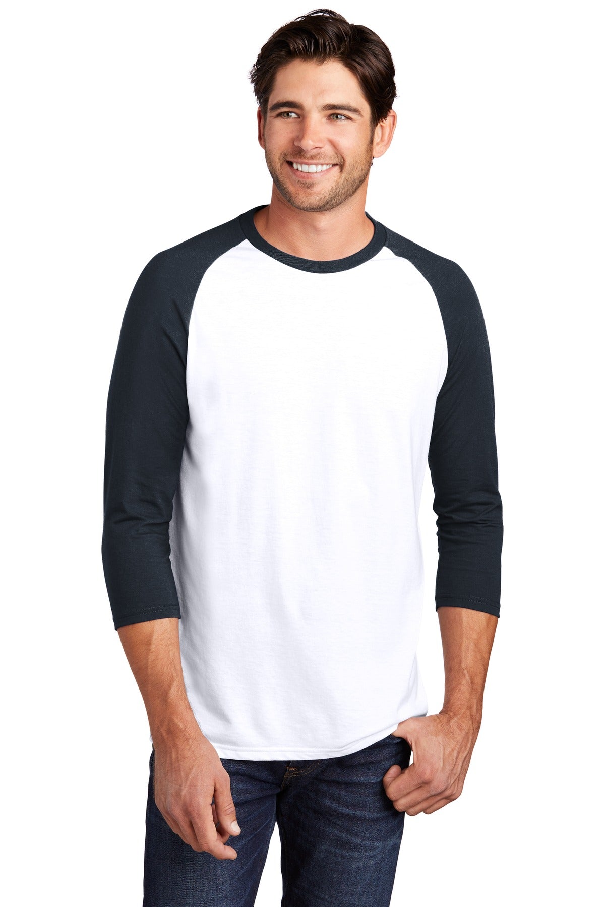 District® Perfect Tri® 3/4-Sleeve Raglan