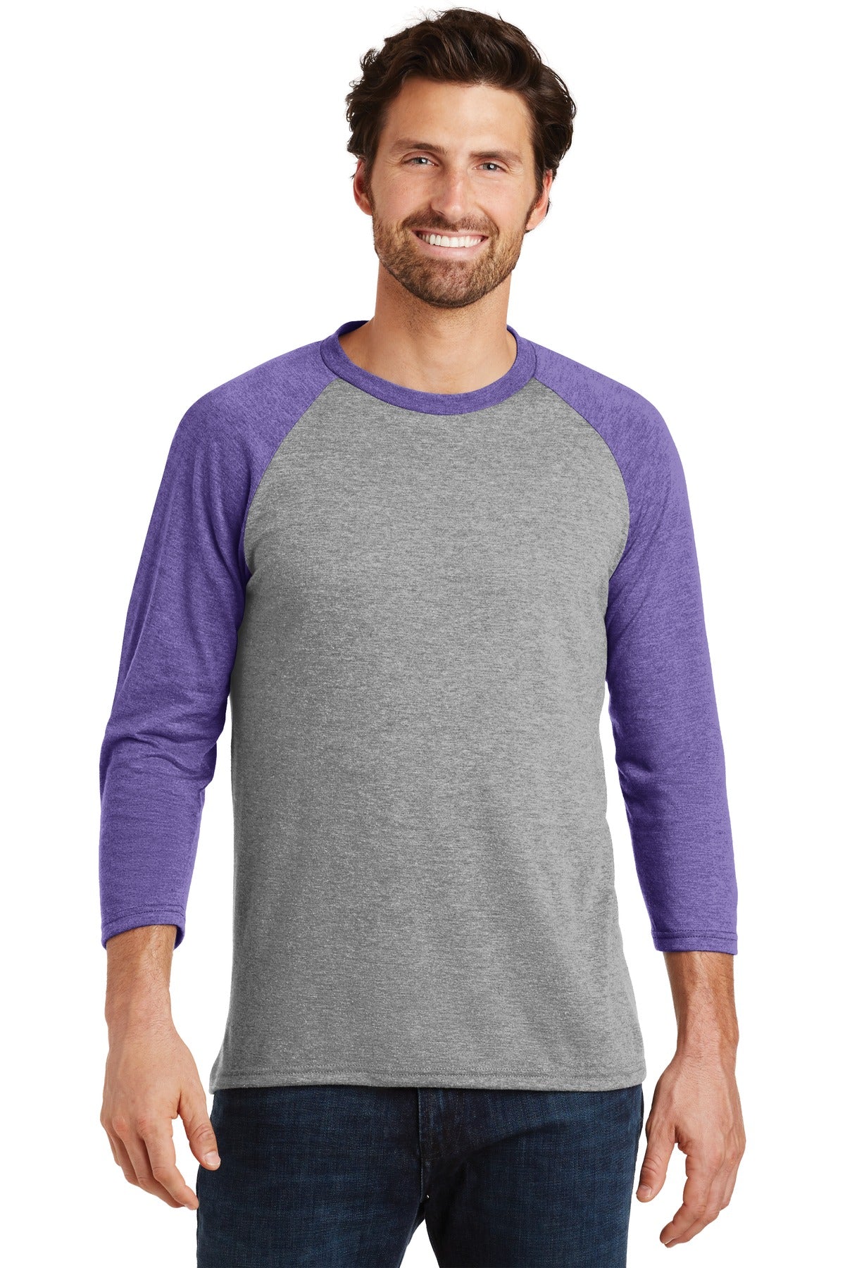 District® Perfect Tri® 3/4-Sleeve Raglan