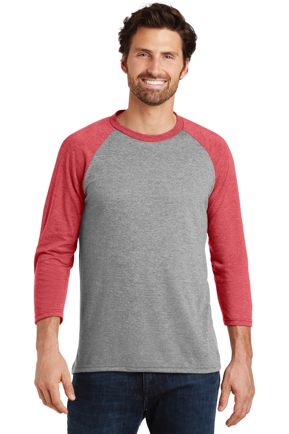 District® Perfect Tri® 3/4-Sleeve Raglan