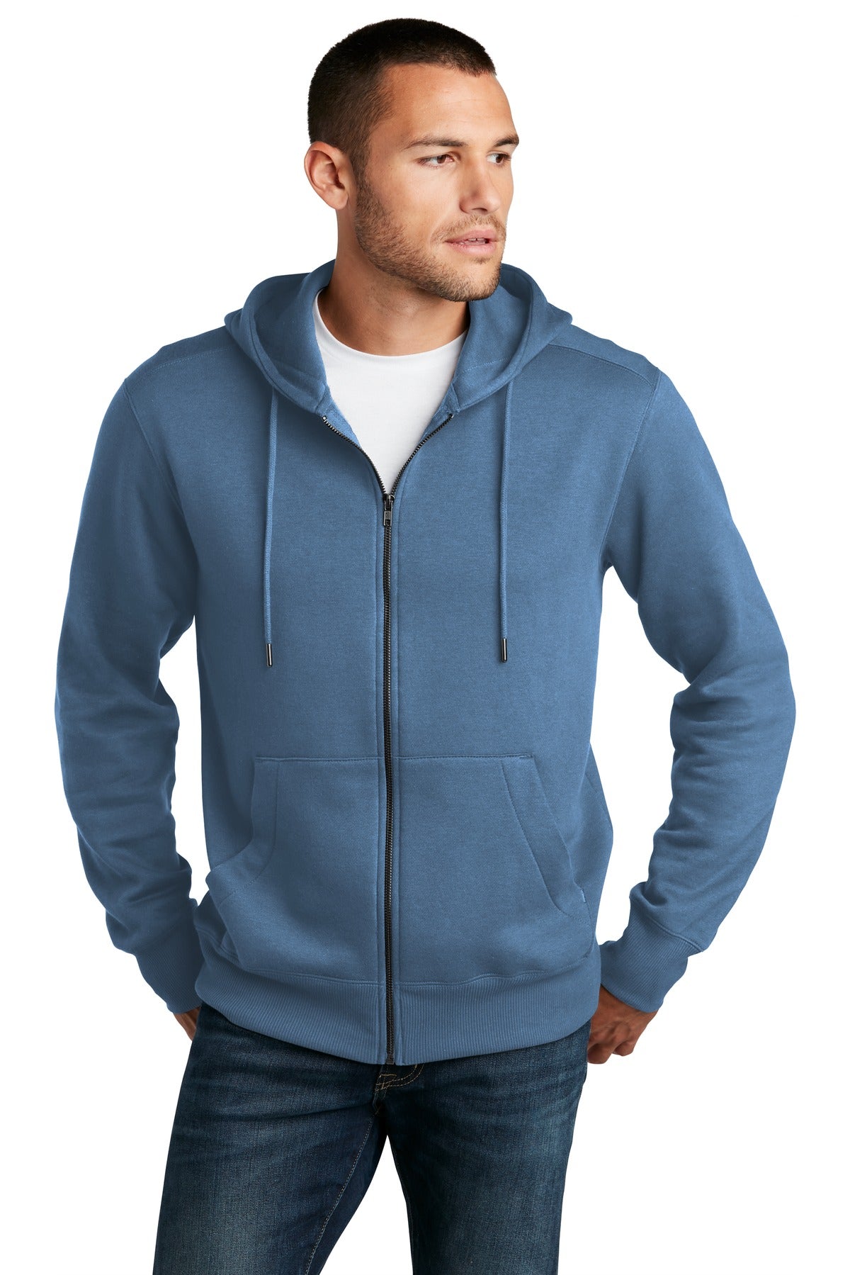 District® Perfect Weight® Fleece Full-Zip Hoodie