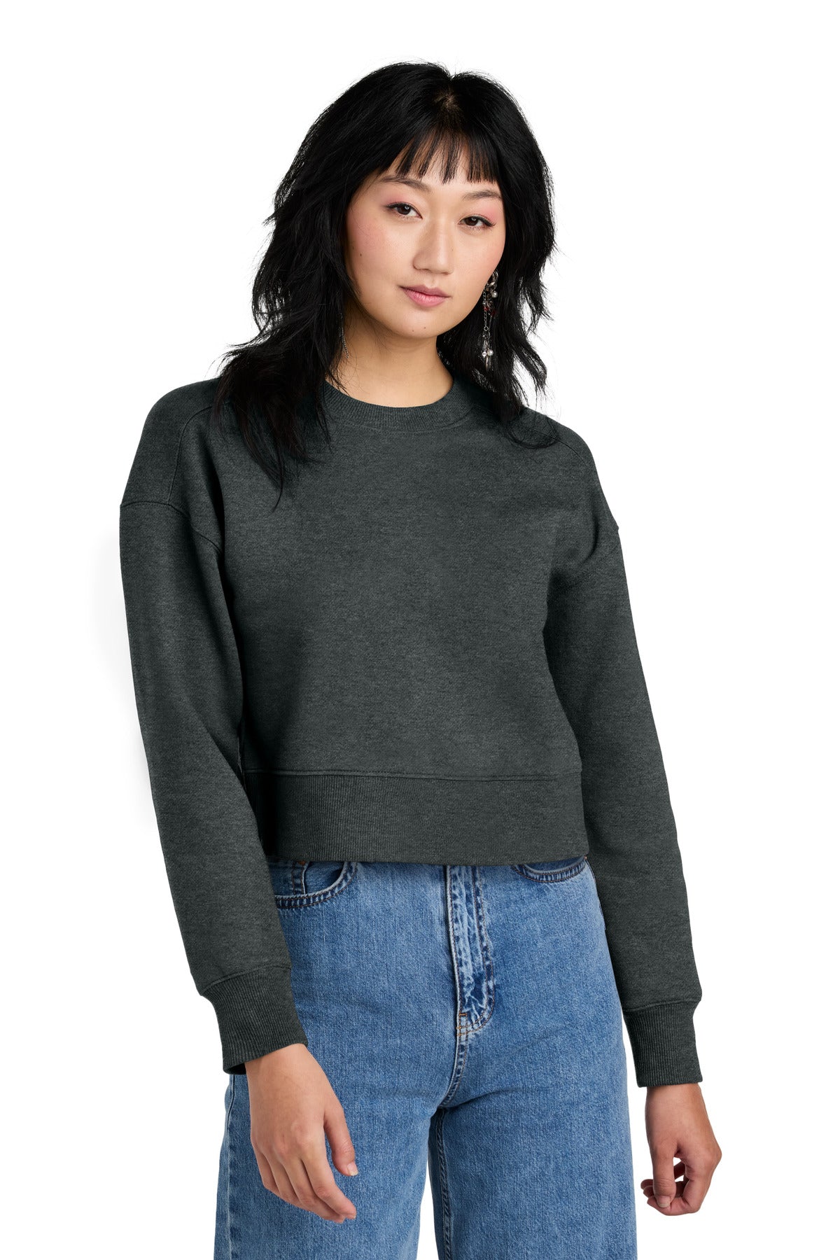 District® Women's Perfect Weight® Fleece Cropped Crew