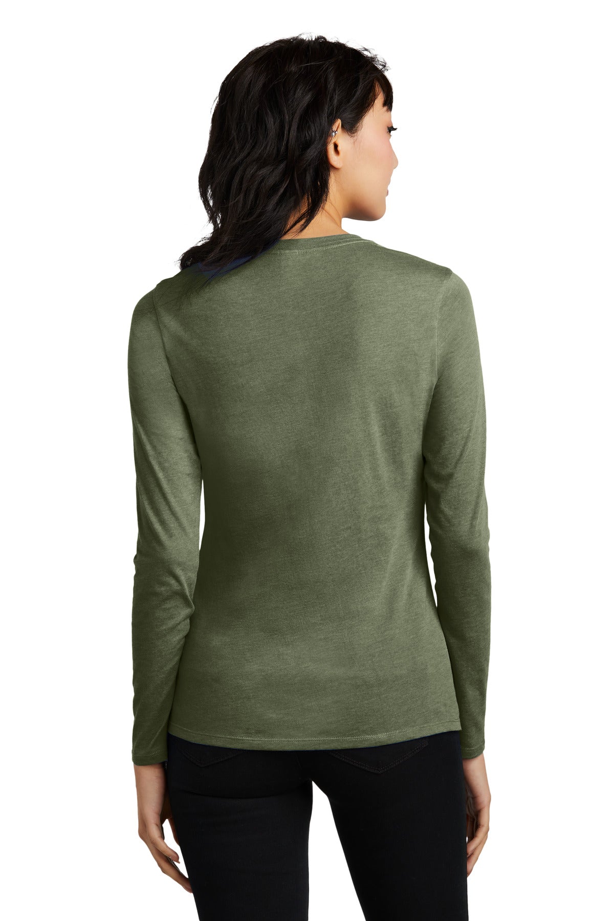 District® Women's Perfect Blend® CVC Long Sleeve Tee