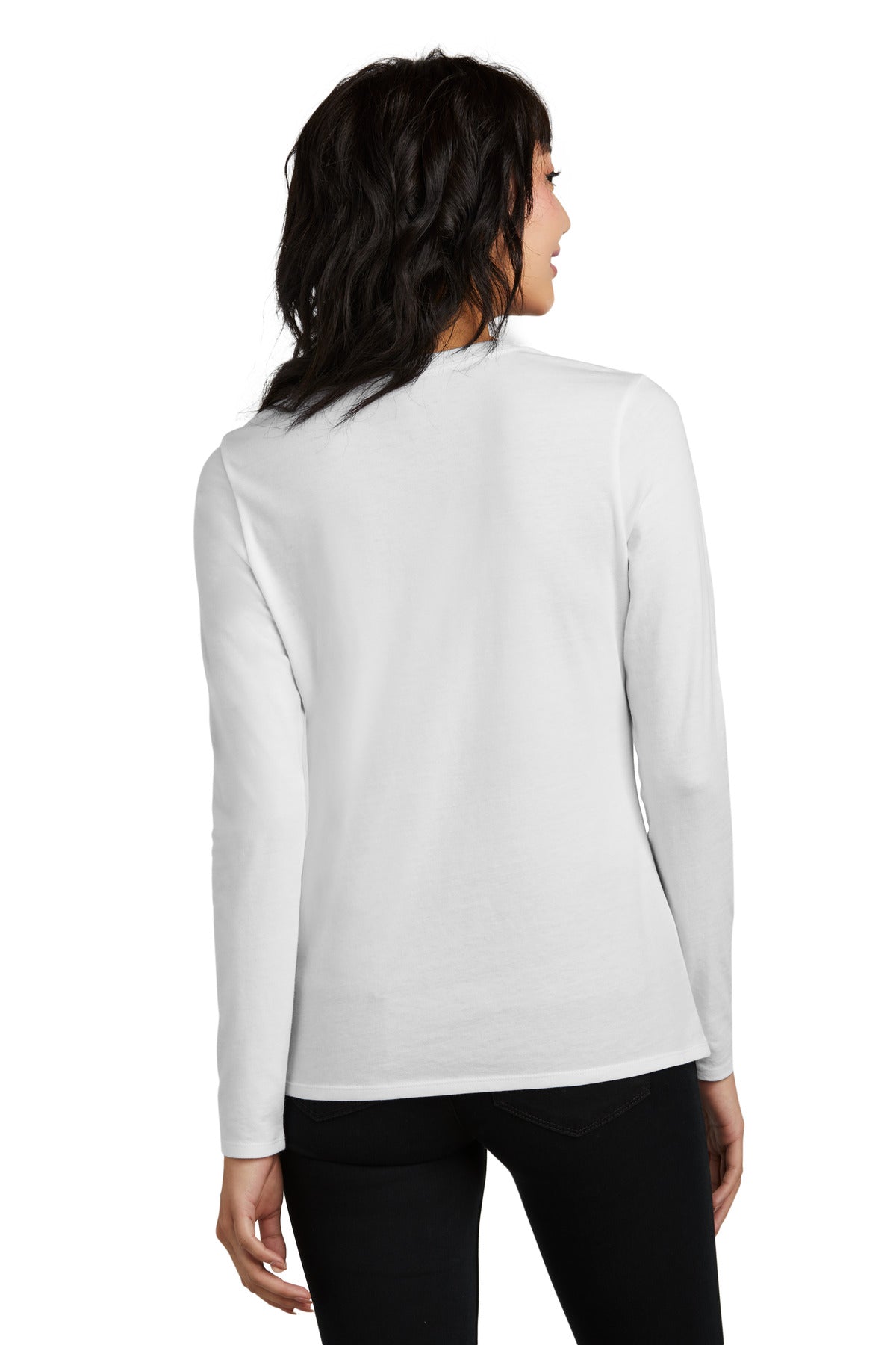 District® Women's Perfect Blend® CVC Long Sleeve Tee