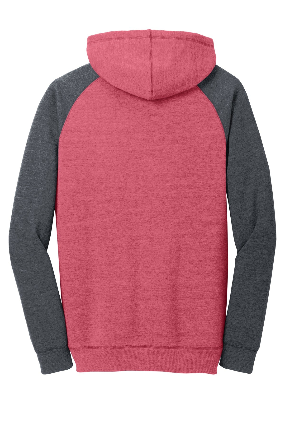District® Young Mens Lightweight Fleece Raglan Hoodie