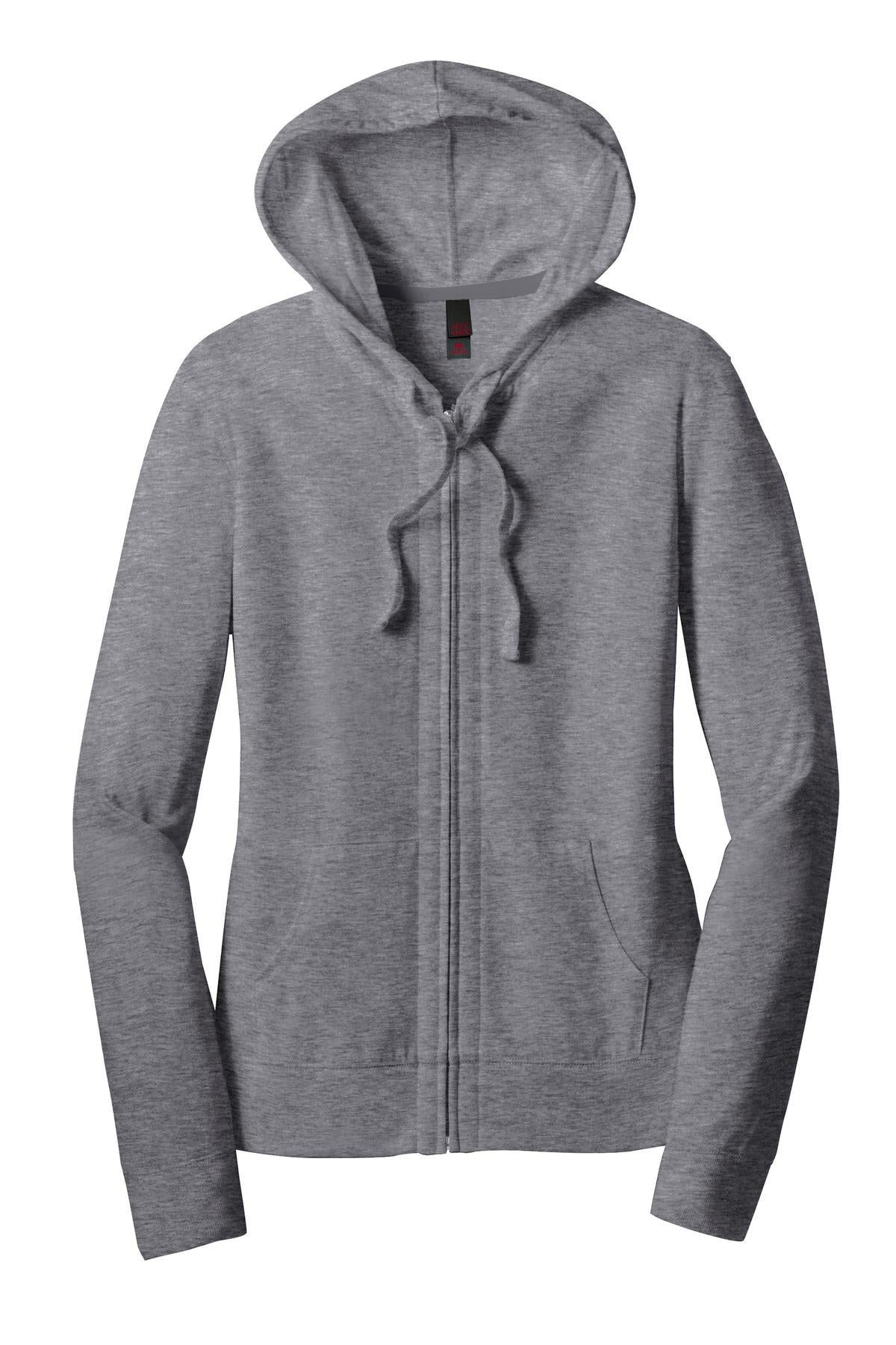 District® Women's Fitted Jersey Full-Zip Hoodie