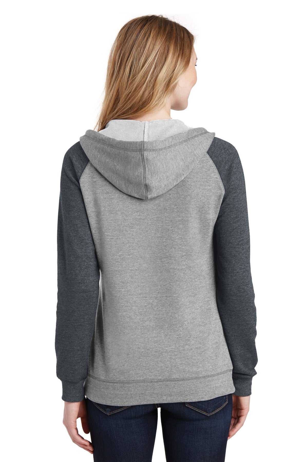 District® Women's Lightweight Fleece Raglan Hoodie
