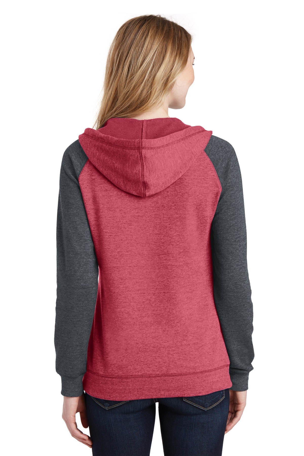 District® Women's Lightweight Fleece Raglan Hoodie