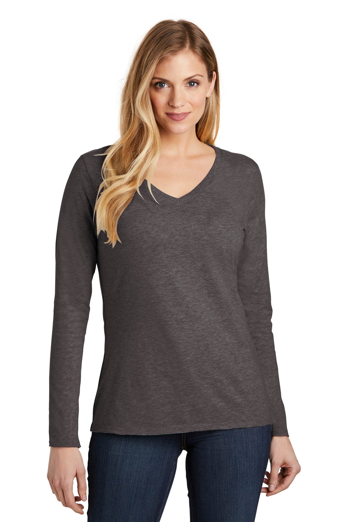 District® Women's Very Important Tee® Long Sleeve V-Neck