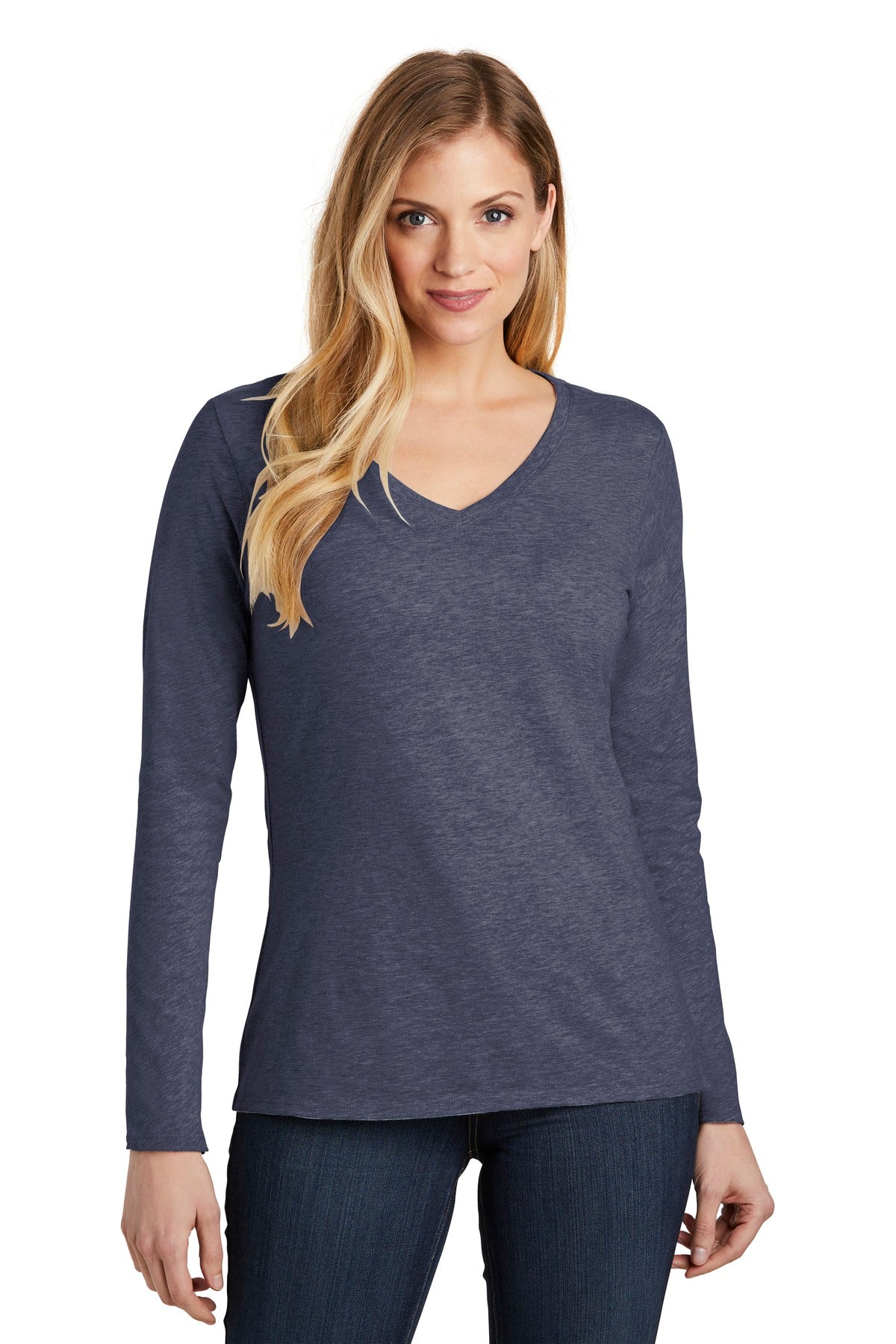 District® Women's Very Important Tee® Long Sleeve V-Neck