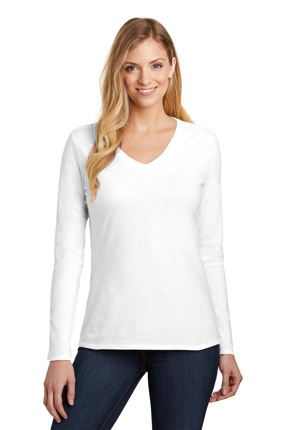 District® Women's Very Important Tee® Long Sleeve V-Neck