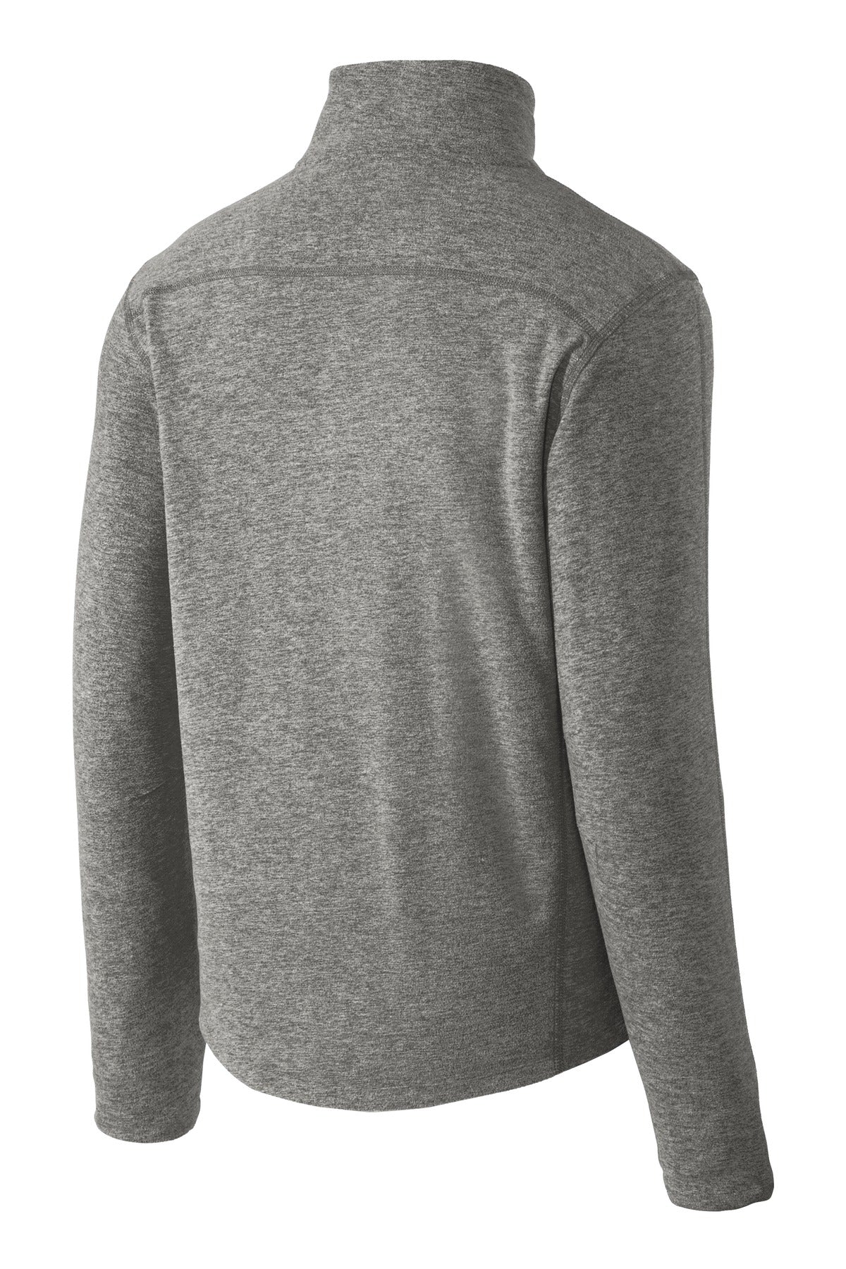 Port Authority® Heather Microfleece Full-Zip Jacket