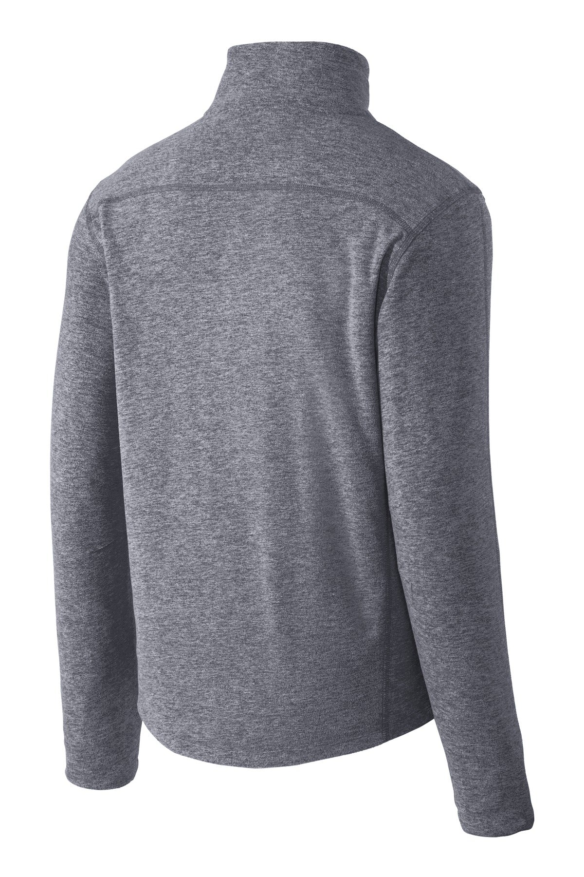 Port Authority® Heather Microfleece Full-Zip Jacket