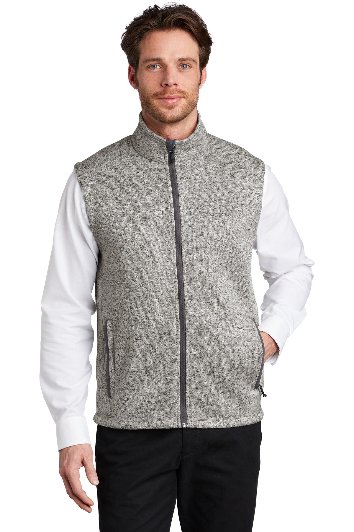 Port Authority® Sweater Fleece Vest