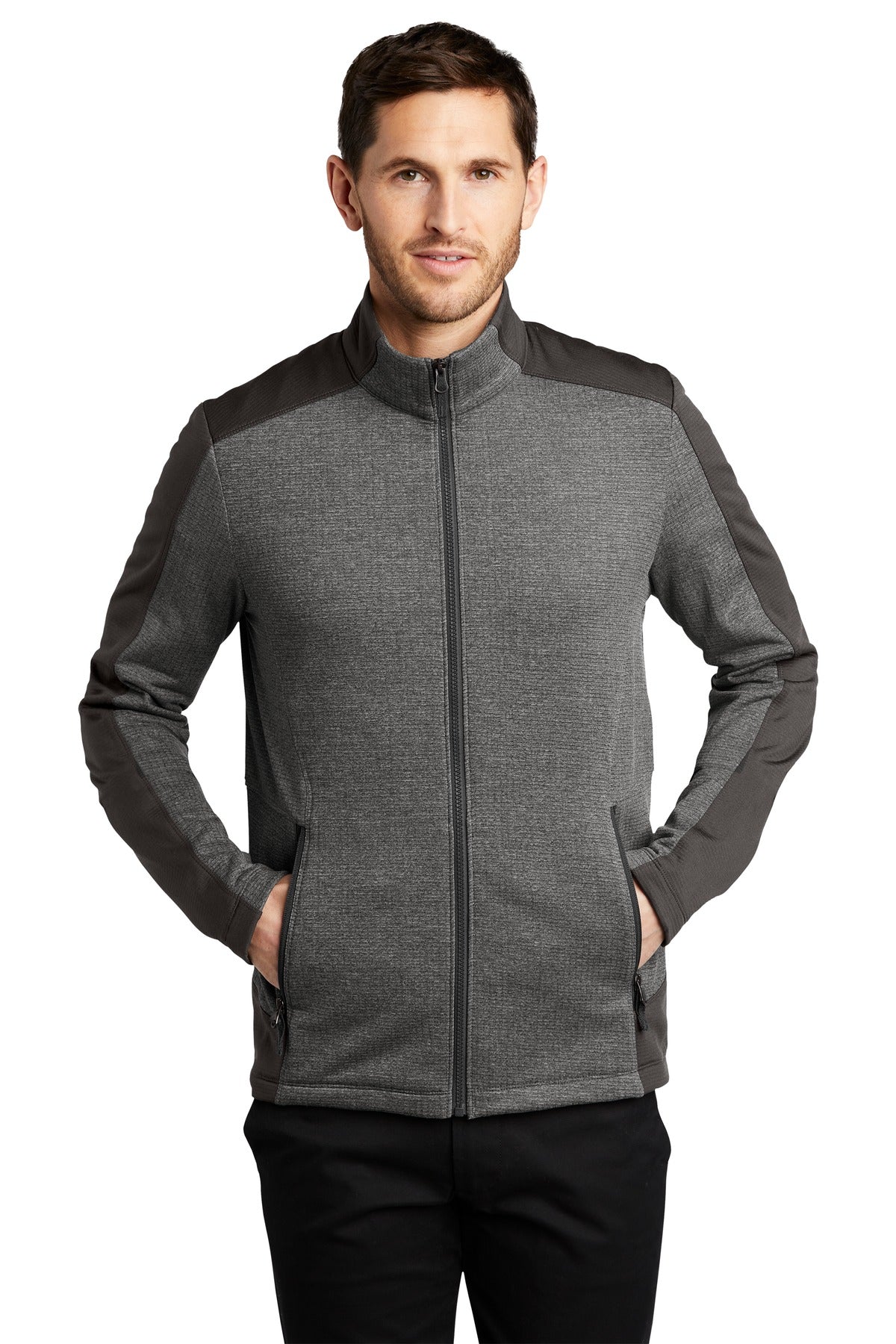 Port Authority® Grid Fleece Jacket