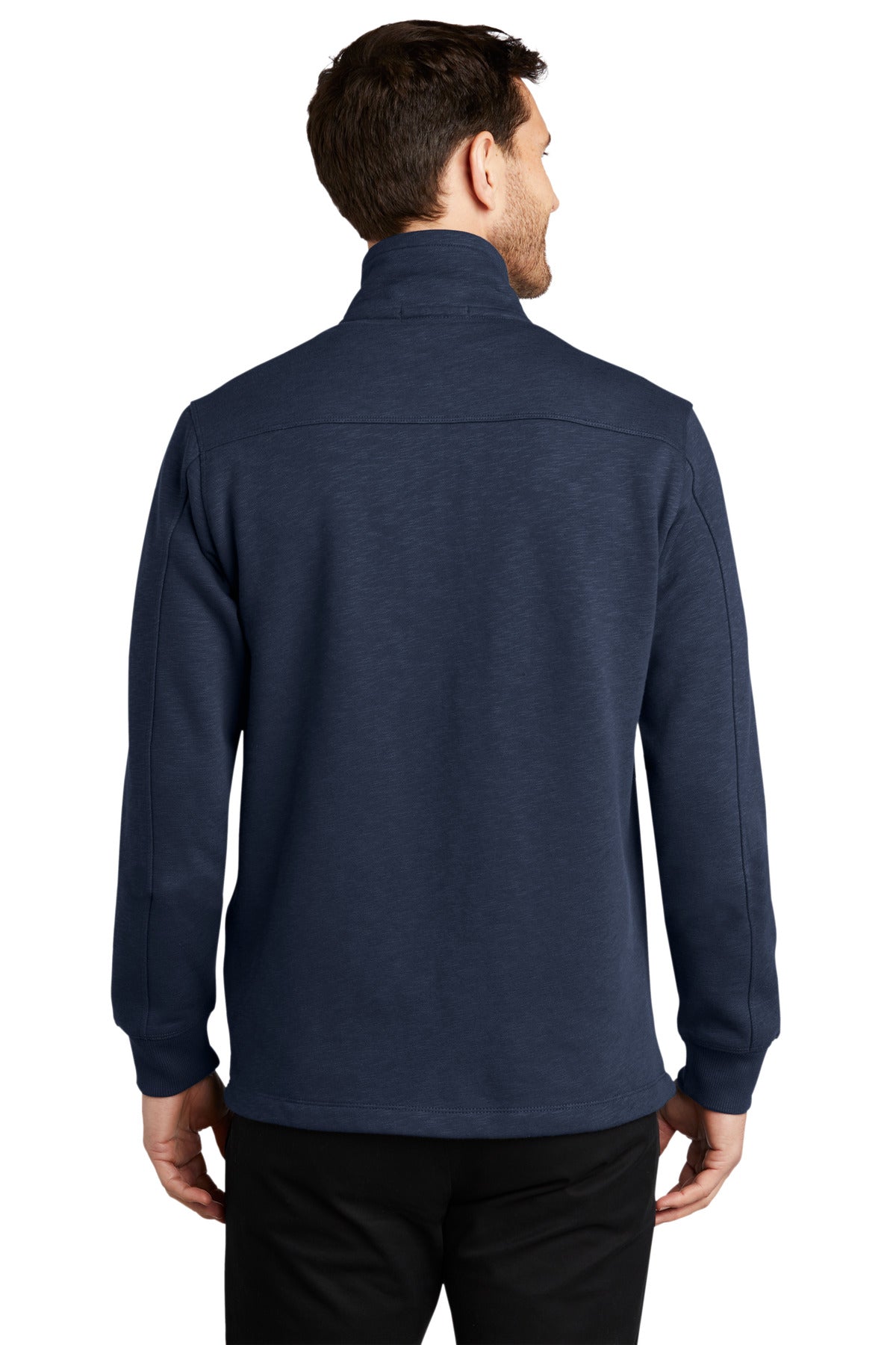 Port Authority® Slub Fleece 1/4-Zip Pullover