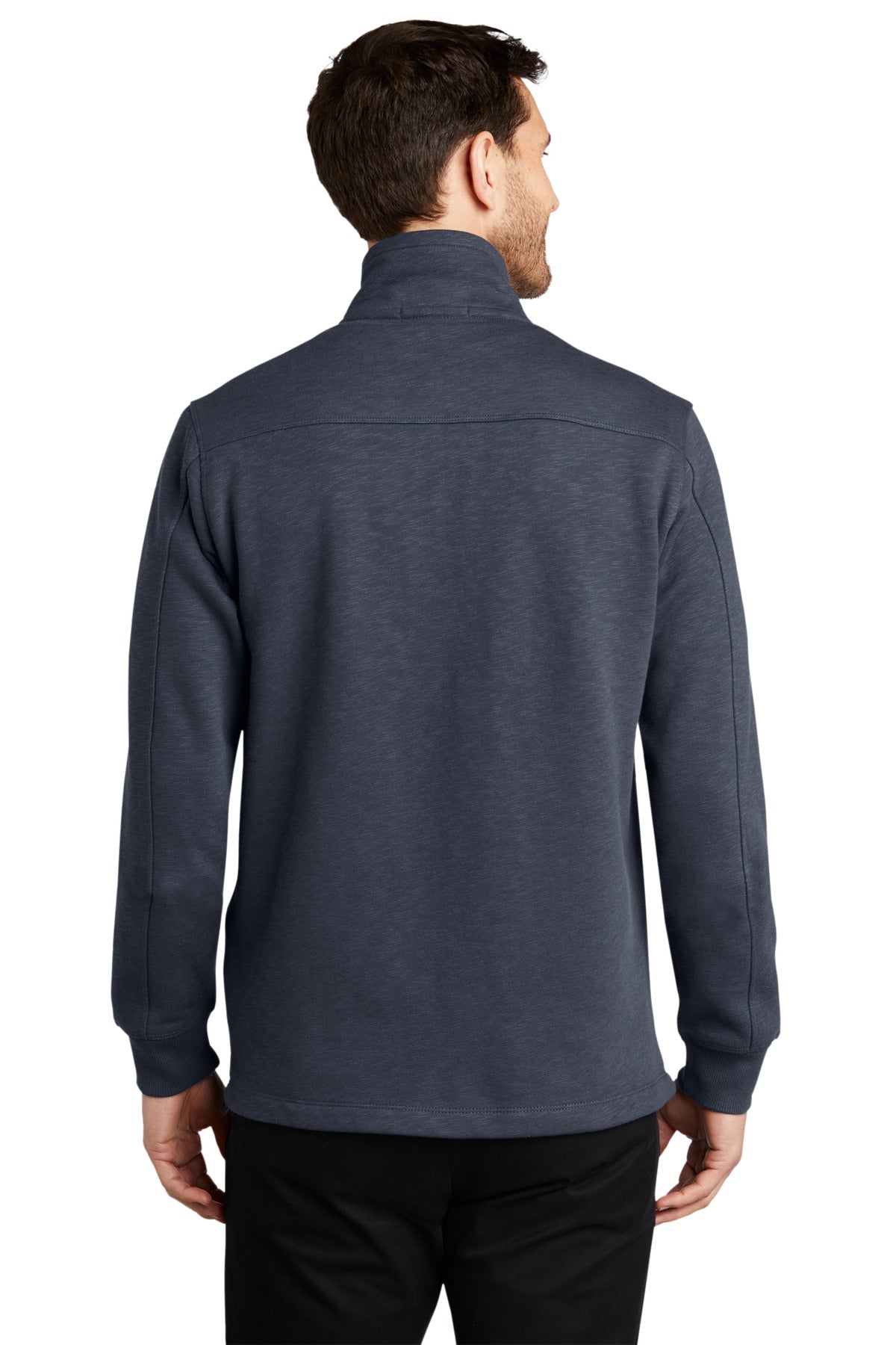 Port Authority® Slub Fleece 1/4-Zip Pullover