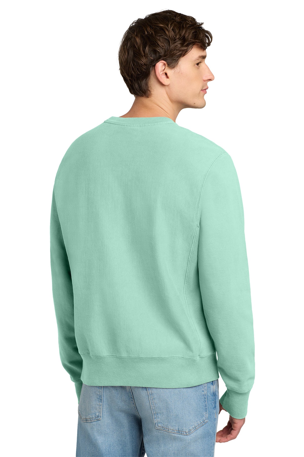 Champion® Reverse Weave® Garment-Dyed Crewneck Sweatshirt