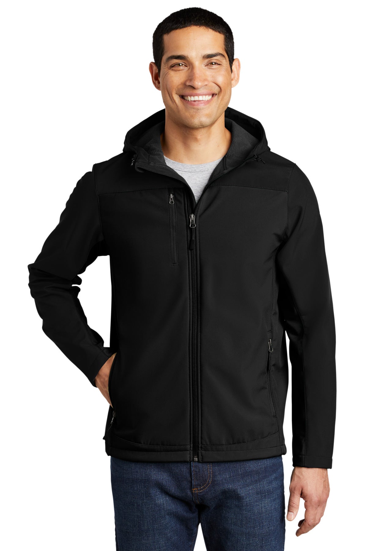 Port Authority® Hooded Core Soft Shell Jacket - J335