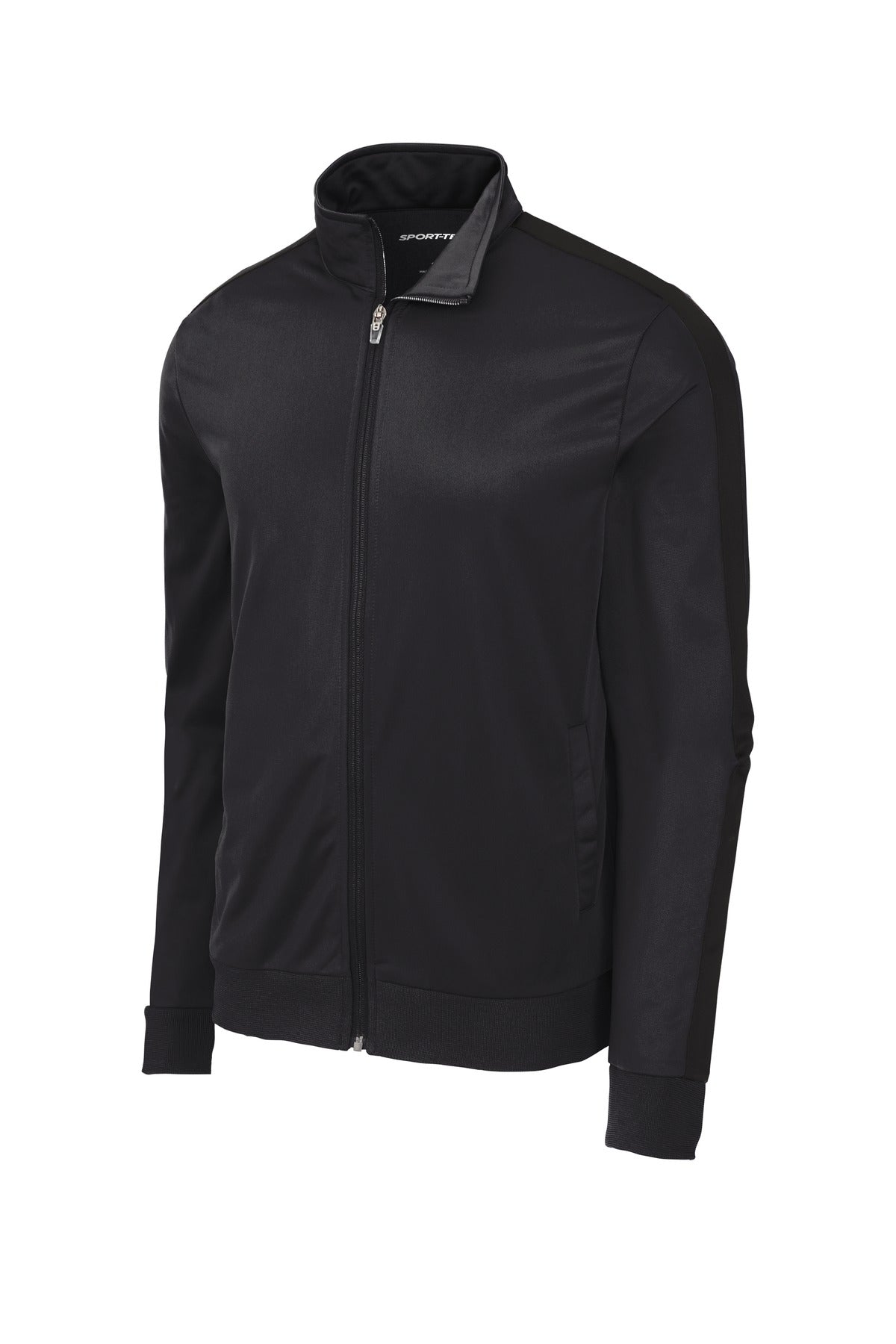 Sport-Tek® Tricot Sleeve Stripe Track Jacket