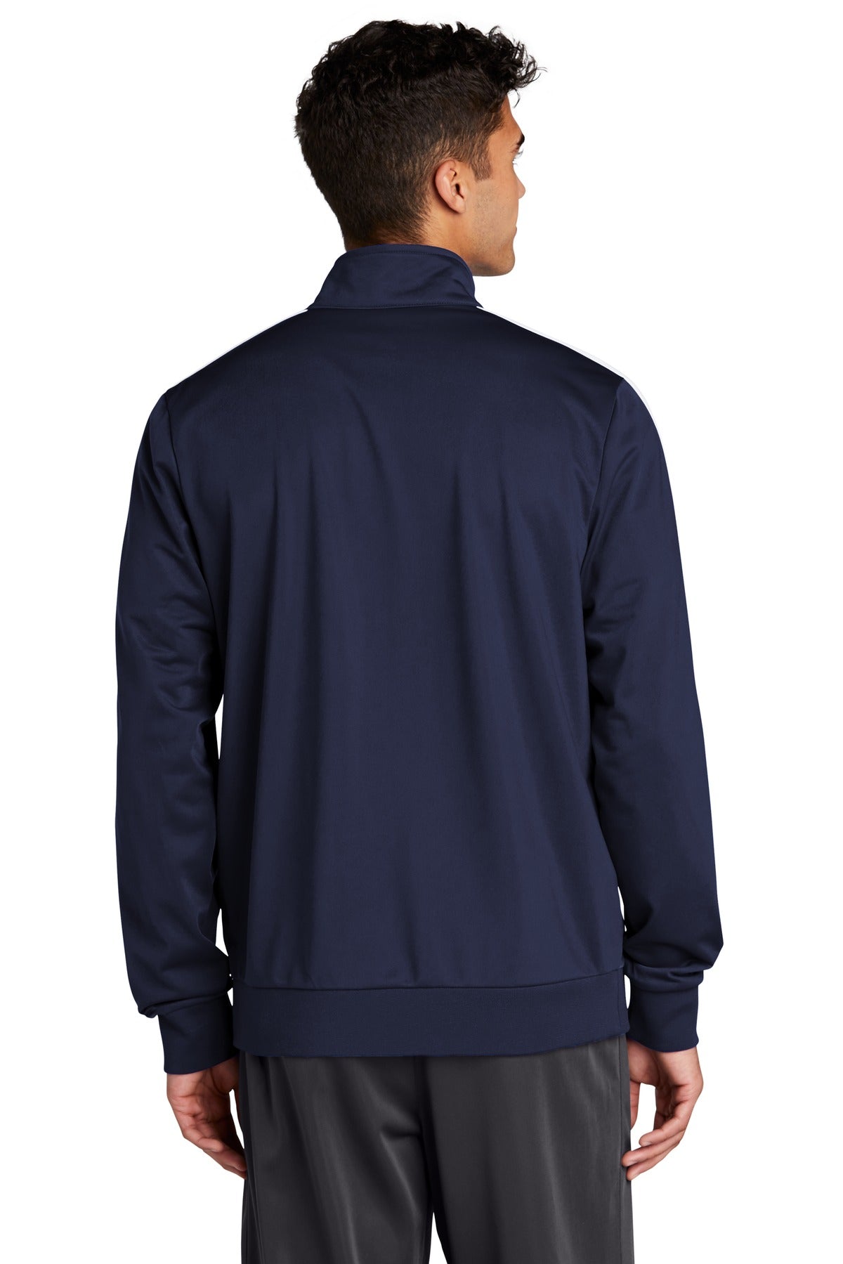 Sport-Tek® Tricot Sleeve Stripe Track Jacket