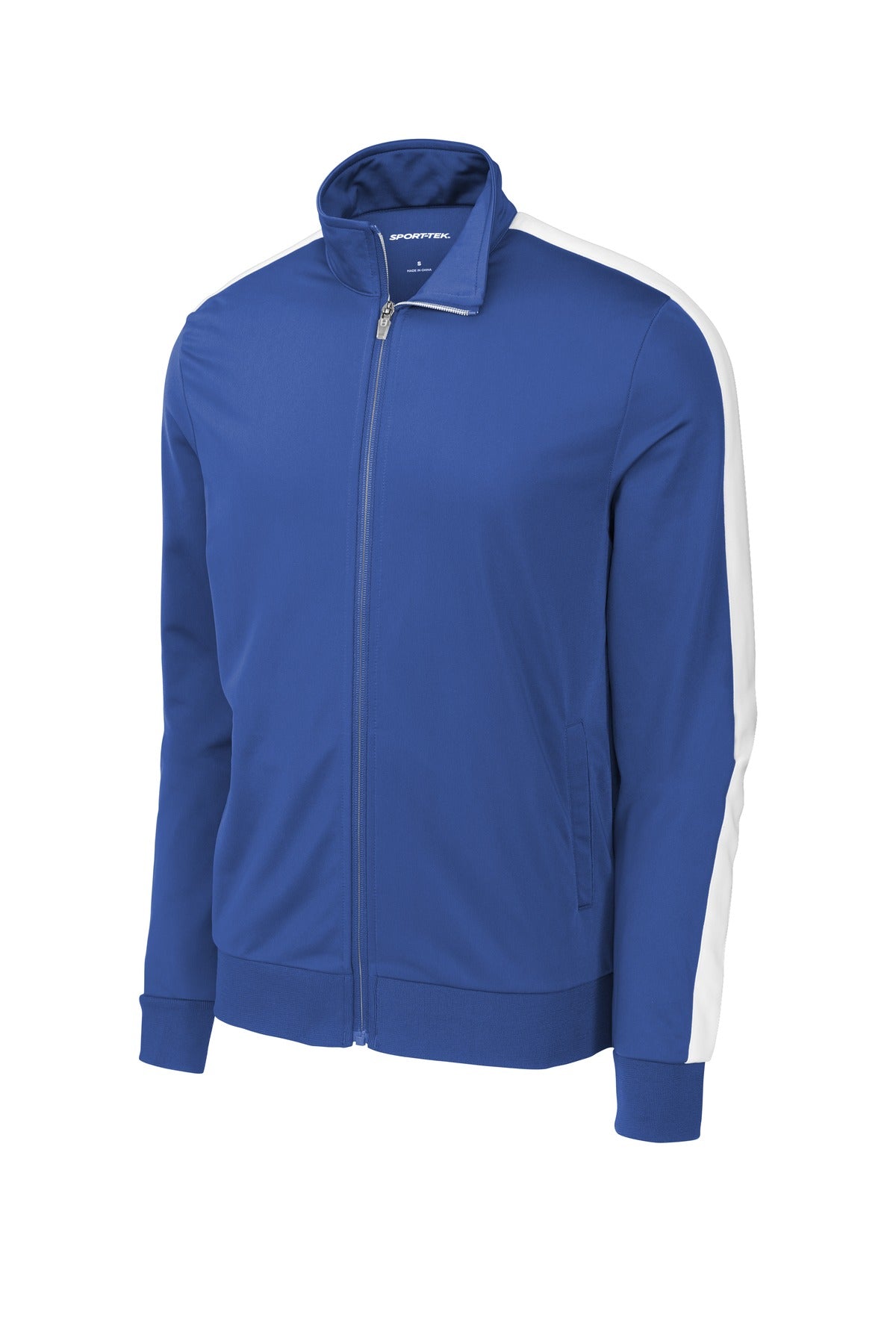 Sport-Tek® Tricot Sleeve Stripe Track Jacket
