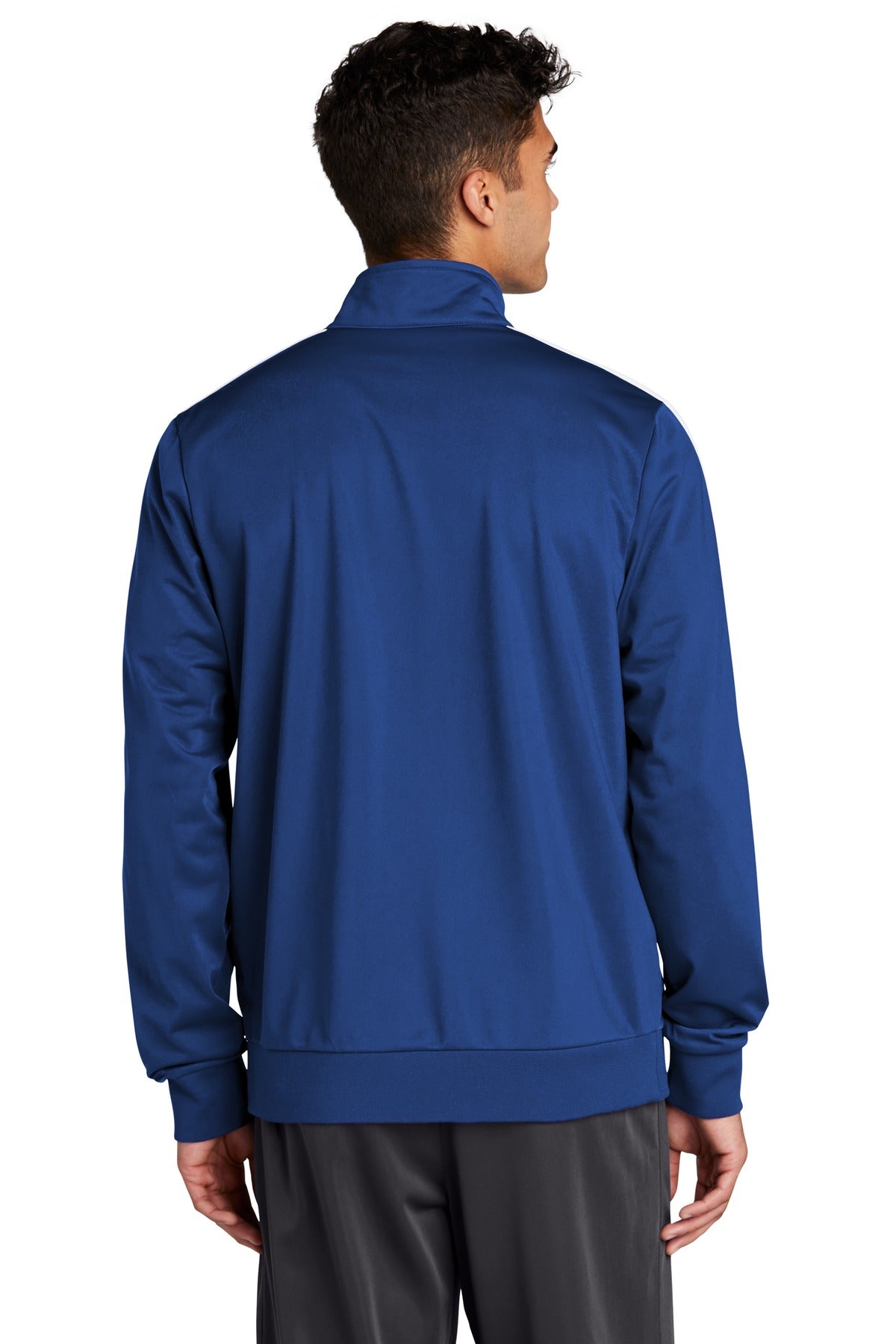 Sport-Tek® Tricot Sleeve Stripe Track Jacket
